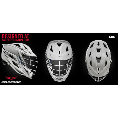 Cascade XRS - White Helmet with Chrome Mask