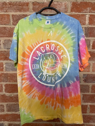 The Lacrosse Lounge Tye Dye Short Sleeve T