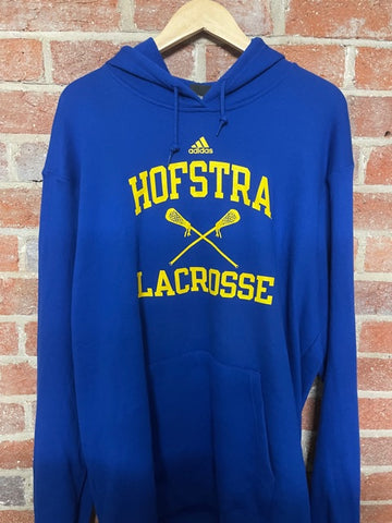 Hofstra Lacrosse Adidas Blue Hoodie
