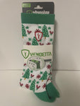 Adrenaline Vendetta Christmas Trees Socks