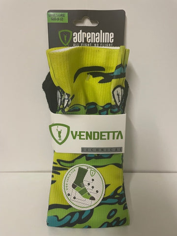 Adrenaline Vendetta Abstract Socks